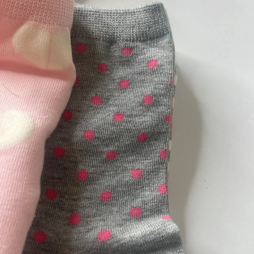 Kate Spade Shortie Crew Socks 6 Pairs Hearts / Love One Size